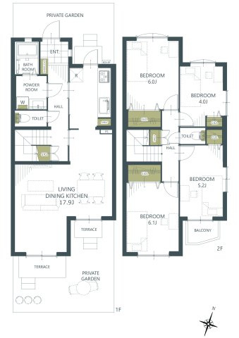 【間取り】吾妻南住宅１７号棟 