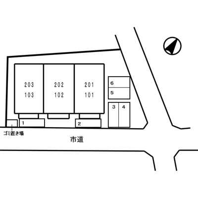 【駐車場】 | ドミエルひばりが丘(ドミエルヒバリガオカ)