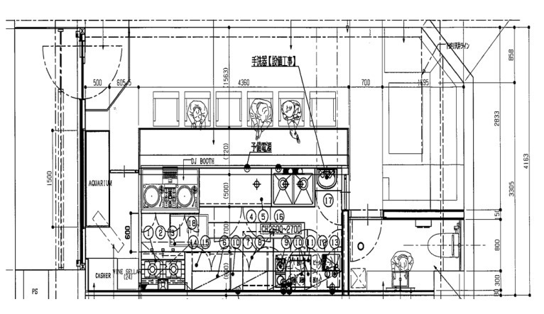大阪市浪速区桜川２丁目の店舗事務所
