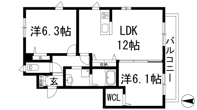 【間取り】 | ヴィラ彩