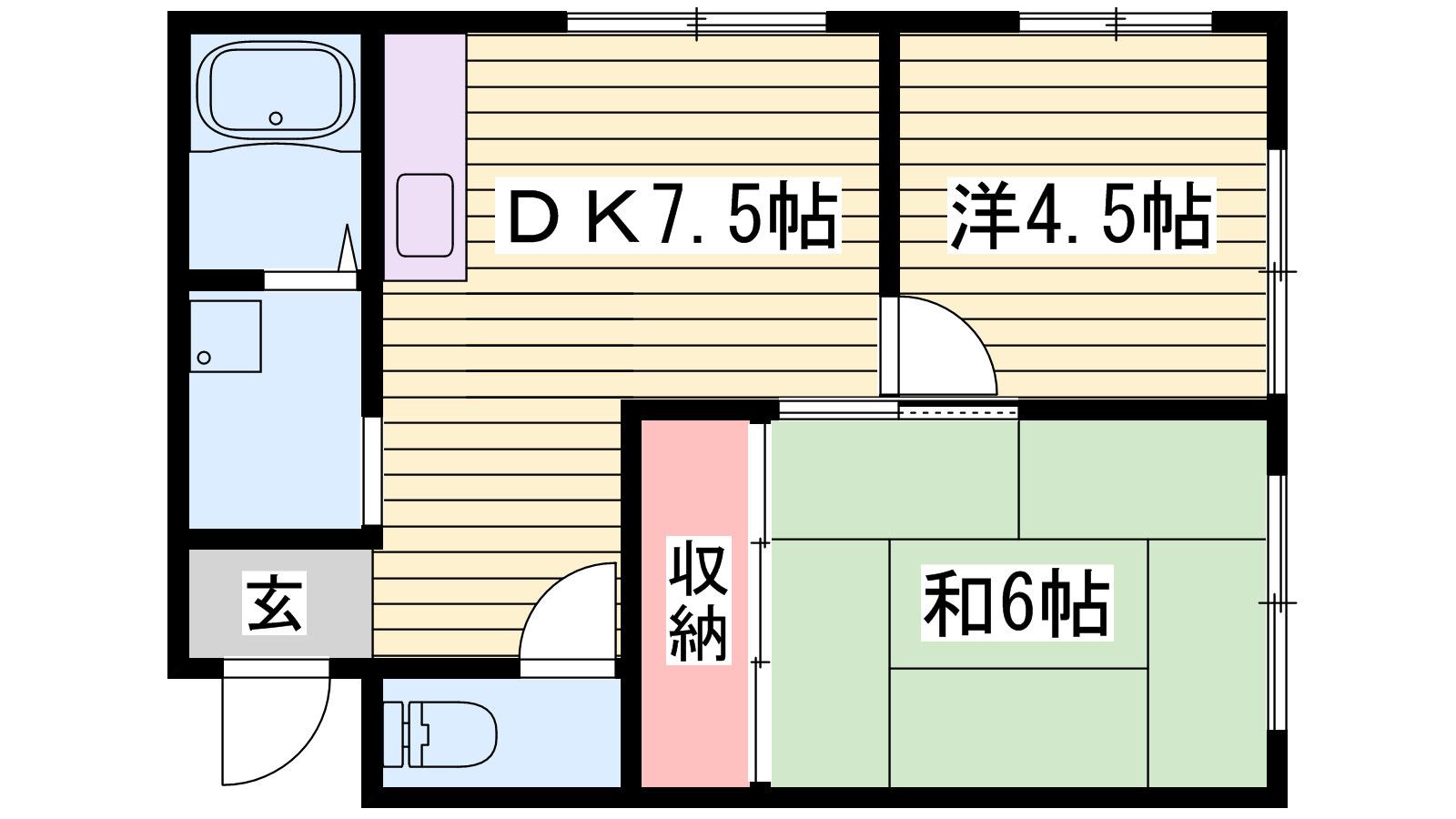 アーク早瀬の間取り