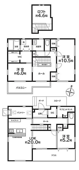【間取り】 | 中古戸建　甲斐市西八幡 | 間取り
