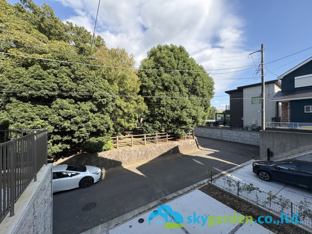 藤沢市大庭7期　新築戸建　全4棟4号棟の展望|玄関ポーチからの眺め