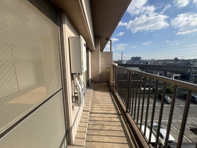 ハイツメロディのバルコニー