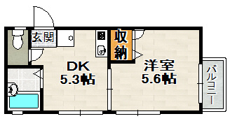 ガーデンハウス宝塚Bの間取り