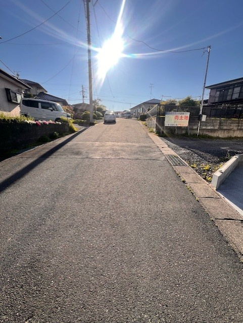 須賀川市和田道　住宅用地の前面道路含む現地写真|前面道路含む現地写真です