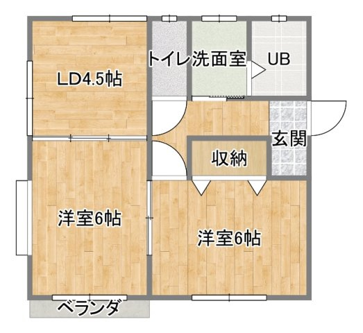 エステートスズキ6の間取り