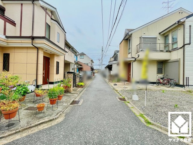 伏見区深草十九軒町の前面道路含む現地写真