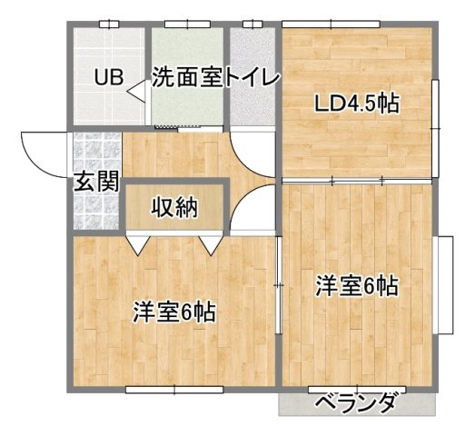 エステートスズキ6の間取り