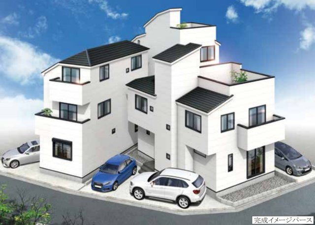 横浜市旭区市沢町 新築戸建て【仲介手数料無料】カースペース2台