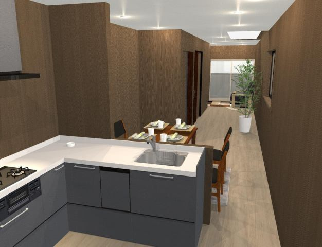 【新築戸建】向日市物集女町五ノ坪「洛西口駅」2LDK+Sのキッチン