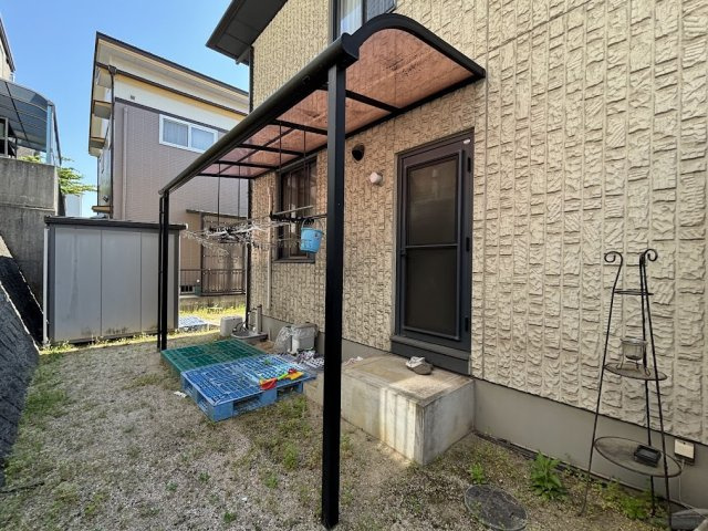 連島町連島戸建ての庭