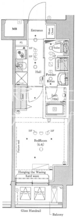 SHOKEN Residence 横浜戸部の間取り