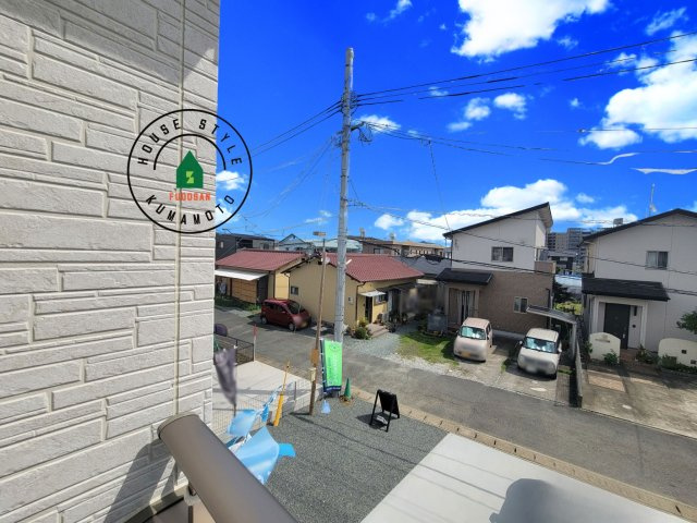 熊本市南区出仲間7丁目第3-1棟（1号棟）　の展望|窓から緑が見える物件も魅力的です。