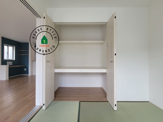 熊本市南区出仲間7丁目第3-1棟（1号棟）　の収納|収納には困りません。