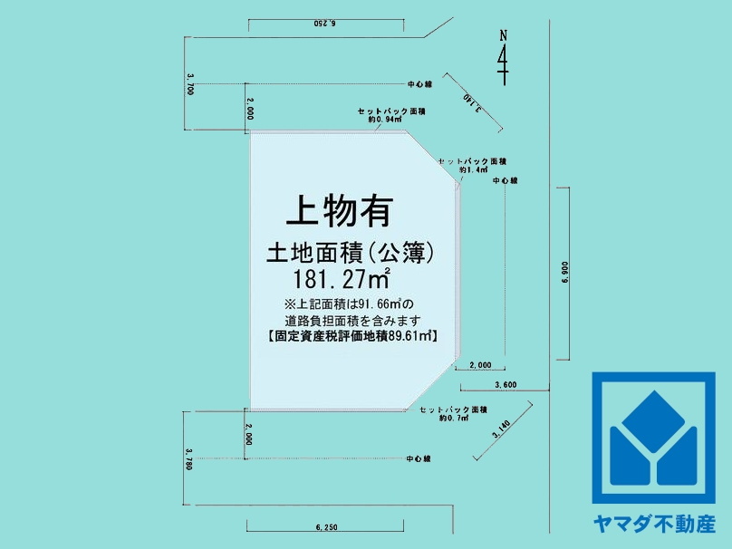 伏見区津知橋町の土地図