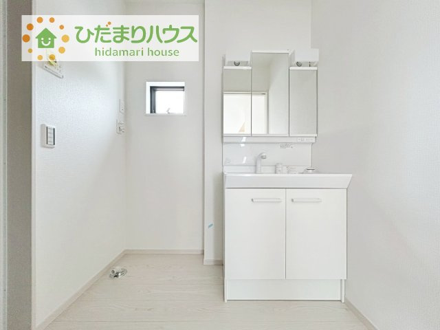 【独立洗面台】 | 取手市白山6期　新築戸建　2号棟 | シンプルで使い勝手の良い独立洗面台！