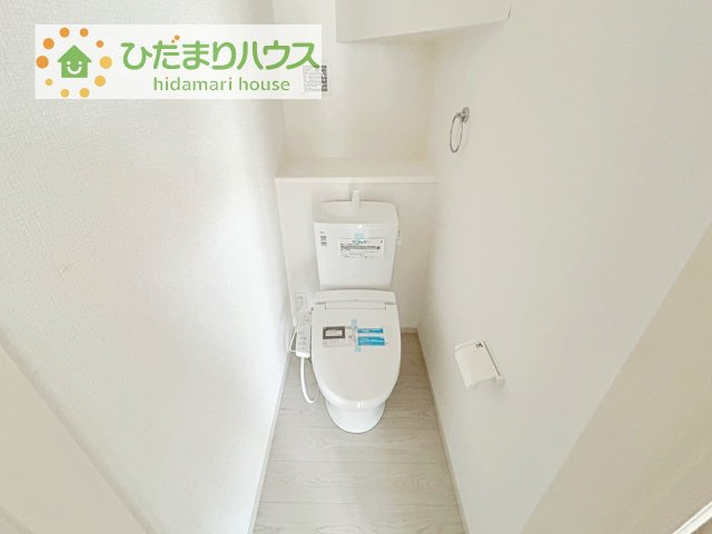 【トイレ】 | 取手市白山6期　新築戸建　2号棟 | トイレは1F、2F共に完備！取り合いになることがありませんね(^^)/