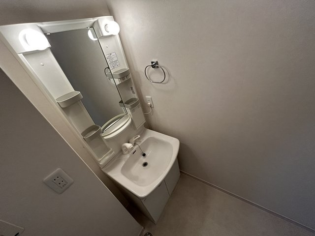 前橋市下小出町２丁目のアパートの独立洗面台