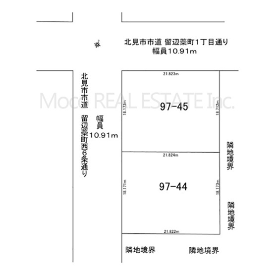 【土地図】 | 北見市留辺蘂町土地