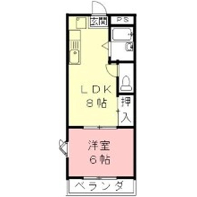 高要コーポ　の間取り