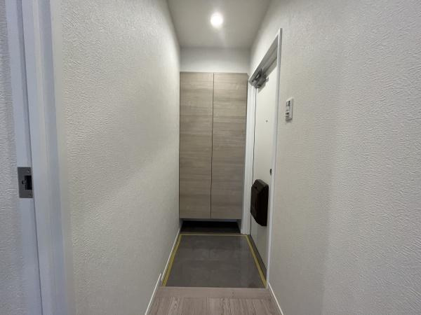 サンハイツ綱島の玄関|玄関にはシューズボックスもございます