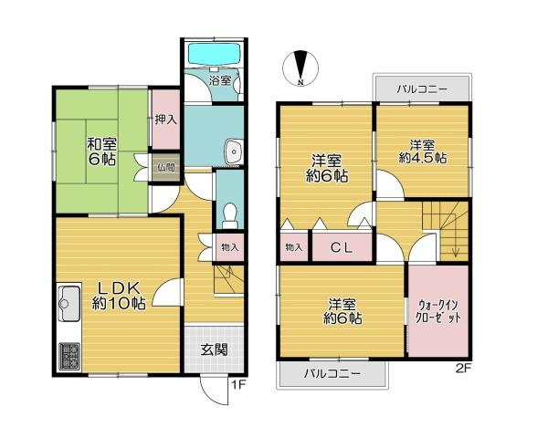 【間取り】 | 大阪市鶴見区横堤4丁目　中古戸建