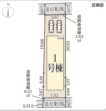 【区画図】 | リーブルガーデン大和郡山市東岡町 | 区画図
