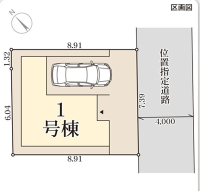 【区画図】 | リーブルガーデン高石加茂 | 区画図
