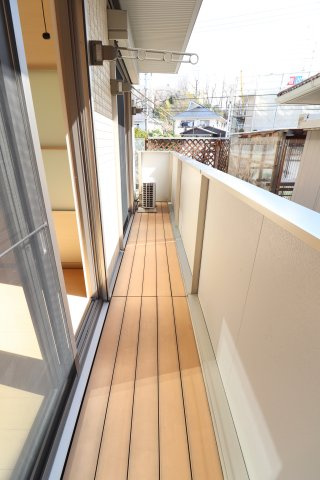 エフハウスのバルコニー