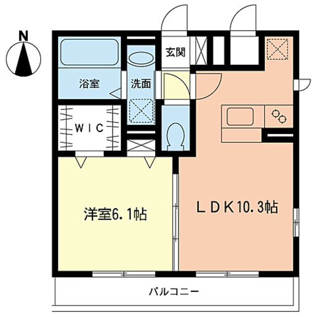 エフハウスの間取り