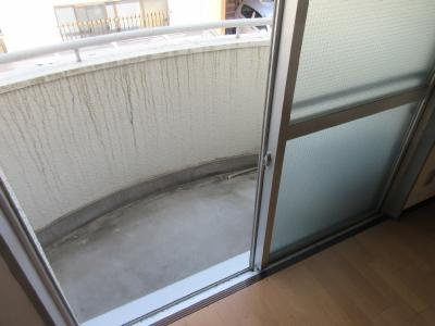 サンハイム島谷のバルコニー