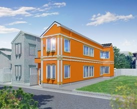 【外観】 | フェリスフェア | 完成予想パース