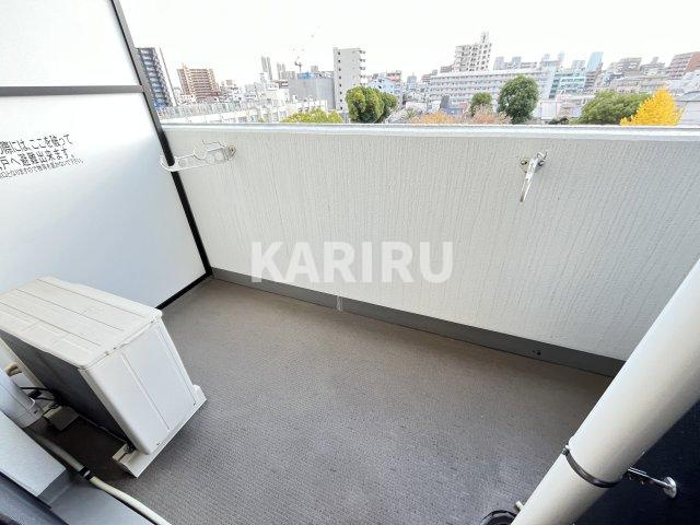 ウインズコート都島のバルコニー|広々としたバルコニーです