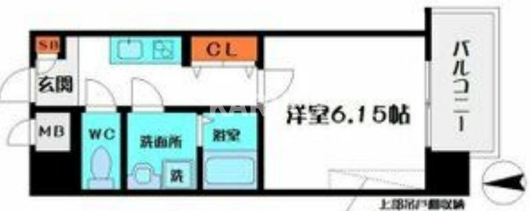 ウインズコート都島の間取り