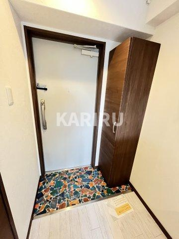 ウインズコート都島の玄関|明るい玄関です