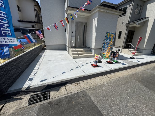 松戸市八ケ崎３丁目新築戸建【八ヶ崎第二小学校：5分】の駐車場|B号棟駐車スペース