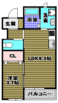 メゾンドソレイユの間取り