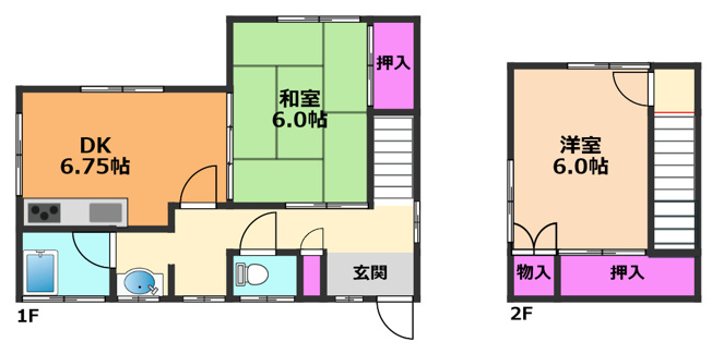【間取り】 | 入江借家