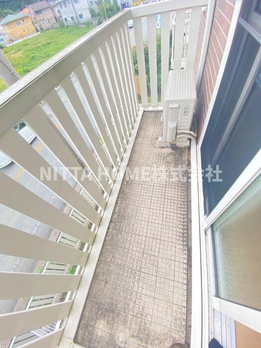 コンフォール・ヴィラ　Ｄ棟のバルコニー|広々バルコニーです♪