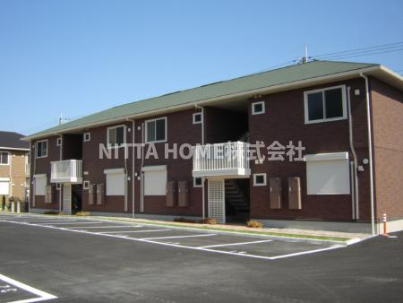 コンフォール・ヴィラ　Ｄ棟の外観|軽量鉄骨造2階建て物件◆