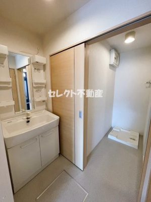 【洗面所】 | サン・オアシスⅠ | 使いやすい洗面所