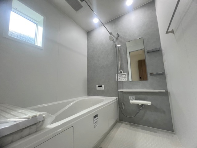 茅ヶ崎市松が丘1丁目　新築戸建　1号棟の浴室|1日の疲れを癒す浴室スペース♪