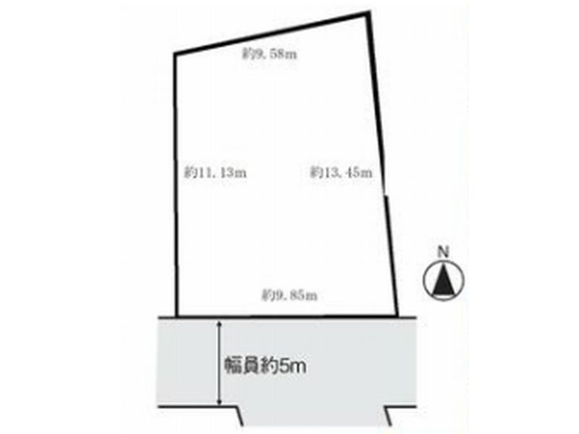 【土地図】 | 山科区四ノ宮川原町　売地