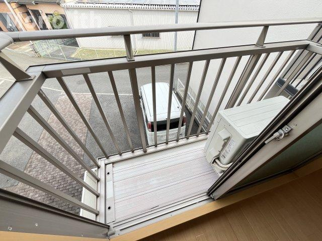 クレール琴山のバルコニー