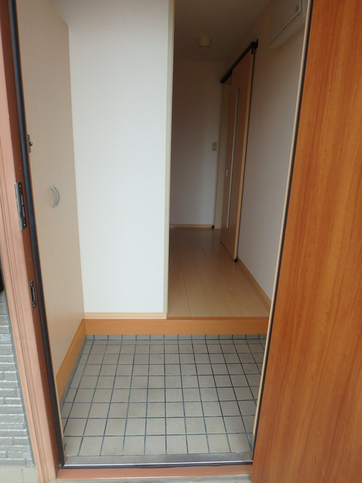 リビングタウン万々 C棟の玄関|玄関