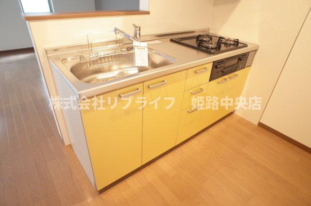 クリスタルハイツ仁豊野のキッチン