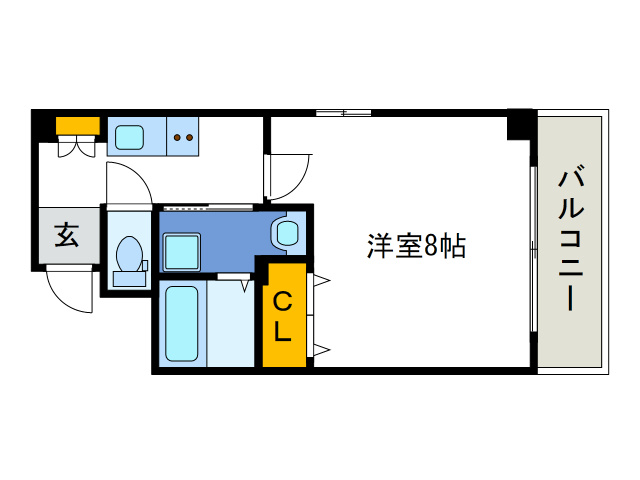 B-RISE弁天の間取り