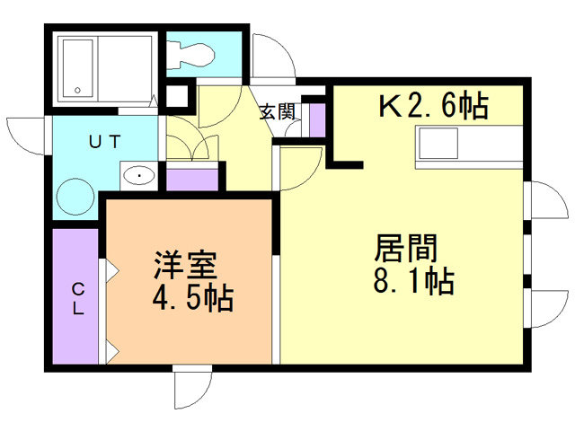 Ｒｅｓｉｄｅｎｃｅ　ＷＡＳＨＩＢＥＴＳＵの間取り