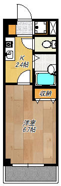 アスタリスク日吉の間取り